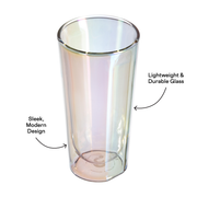 Prism Pint Glass Set (2) - Portable Glassware P3