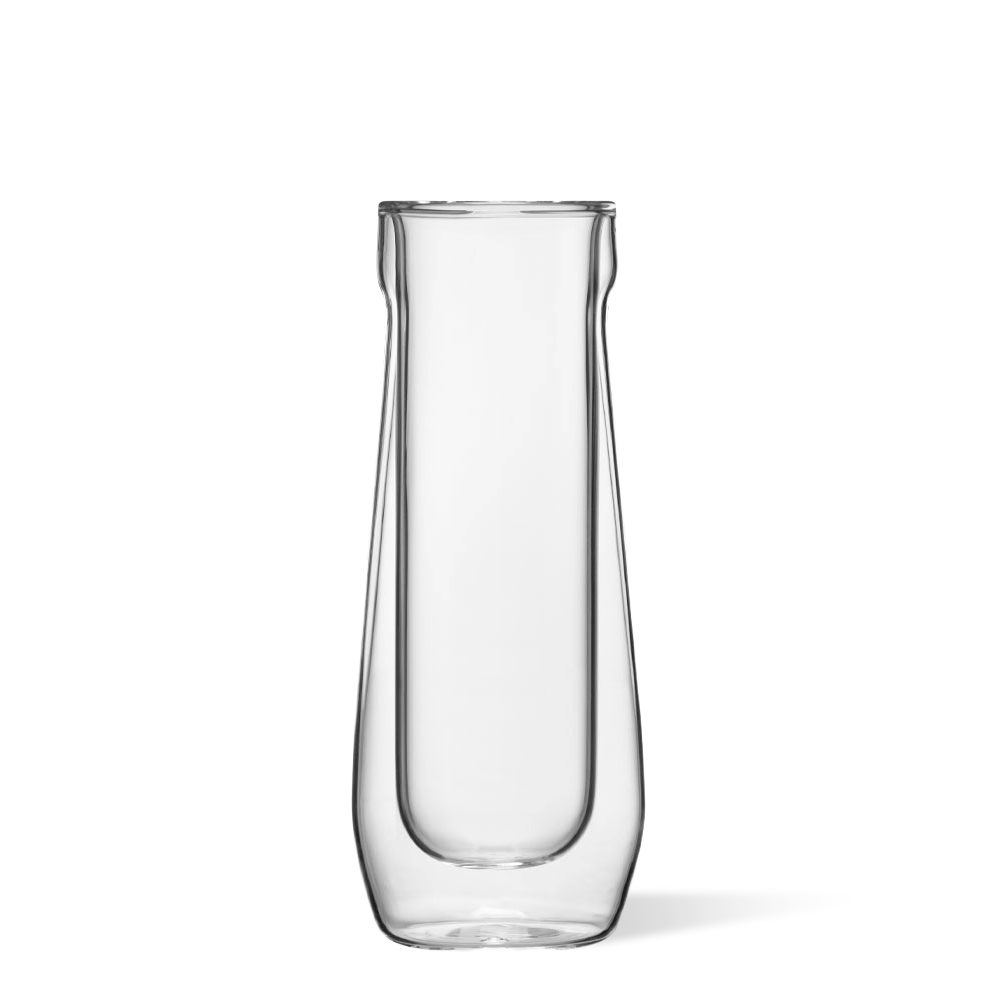 Stemless Flute Glass Set (2) - Smooth Choice V4