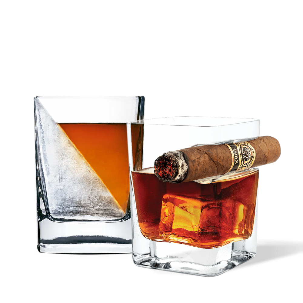 Whiskey Wedge + Cigar Glass Bundle - Clean Whiskey B9 - Default Title